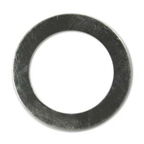 31mm (1.25") 24ga Sterling Silver Blank Washers - Each