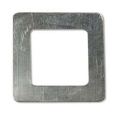 25mm (1") Square 22ga Sterling Silver Washers - Each
