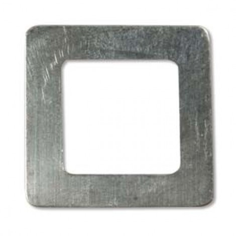 25mm (1") Square 22ga Sterling Silver Washers - Each
