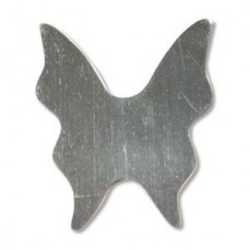 25x21mm 24ga Sterling Silver Butterfly Blank - Each