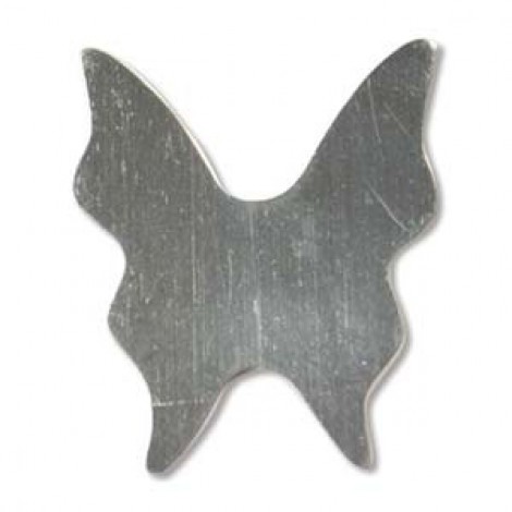 25x21mm 24ga Sterling Silver Butterfly Blank - Each