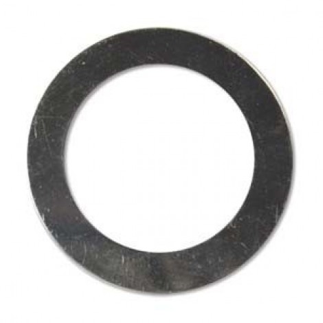 31mm (1.25") (OD) 22ga Sterling Silver Blank Washer - Each 31mm (1.25") (OD) 22ga Sterling Silver Blank Washer - Each