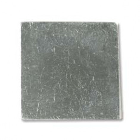 3/4" (17mm) 24ga Square Sterling Silver Blank - Each 3/4" (17mm) 24ga Square Sterling Silver Blank - Each