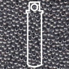 6/0 Metal Seed Beads - Matte Zinc - 28gm