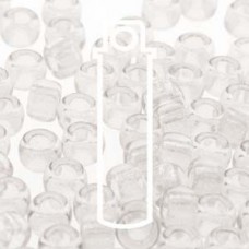 7/0 Matubo Seed Beads - Crystal - 7.5gm