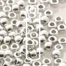 8/0 Matubo Seed Beads - Crystal Full Labrador (Silver) - 8gm