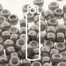 8/0 Matubo Seed Beads - Chalk Jet Lustre - 8gm
