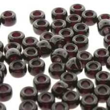 8/0 Matubo Seed Beads - Jet - 8gm