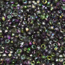 8/0 Czech Seed Beads - Crystal Etched Magic Orchid