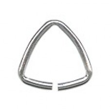 8.3mm Medium Triangle Bail - Silver - Pack of 20