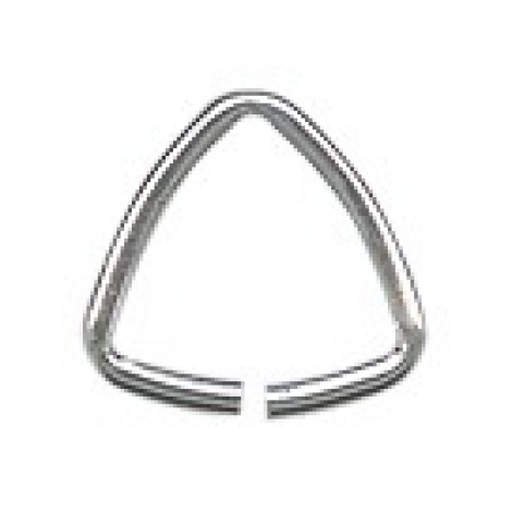 8.3mm Medium Triangle Bail - Silver - Pack of 20 8.3mm Medium Triangle Bail - Silver - Pack of 20