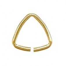 8.3mm Medium Triangle Bail - Gold Plated Brass - Pack of 20