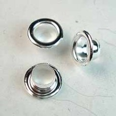 Silver Plated Bead Collar Ring - 5.2mm diameter - Pack of 20