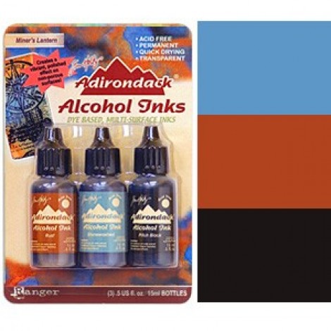 Adirondack Alcohol Ink Kit- Earthtones- Miners Lantern