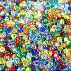 11/0 Miyuki Seed Beads - Rainbow Mix