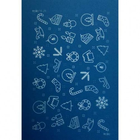 Moiko Silk Screen - 74x105mm - Design 15.25 - Christmas