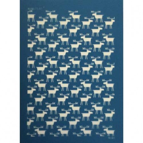 Moiko Silk Screen - 74x105mm - Design 15.41 - Reindeer