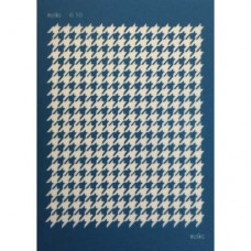 Moiko Silk Screen - 74x105mm - Design 6.10 - Houndstooth Check
