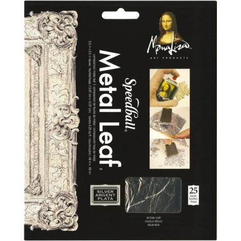 Mona Lisa Composition Silver Leaf Foil - 25 sheets