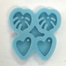 15mm Silicone Monstera Leaf Mould for Drop Earrings