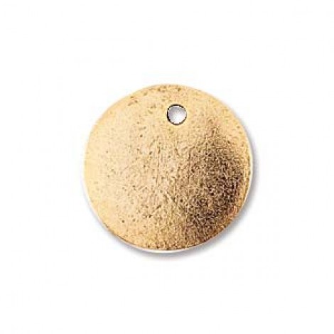 13mm Nunn Design Mini Circle Tags - Antique Gold