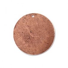 20mm Nunn Design Small Circle Tag - Ant Copper - Pack of 2