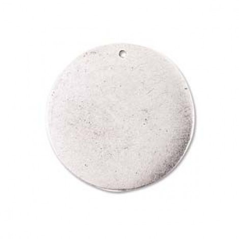 Nunn Design Ant Silver Flat Tag Grande Circle -32mm