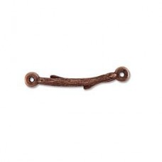 32mm Nunn Design Twig Connector Bar - Antique Copper - Pack of 2