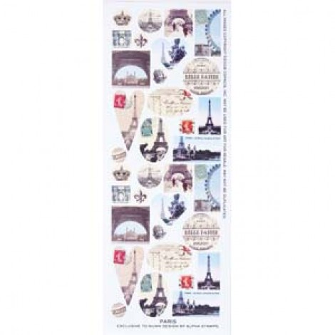 Paris Collage Sheet