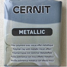 Cernit Polymer Clay - Metallic - Steel - 56gm