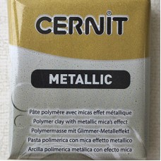 Cernit Polymer Clay - Metallic - Gold Antique - 56gm