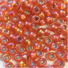 6/0 Miyuki Seed Beads - Silver Lined Orange AB - 20gm