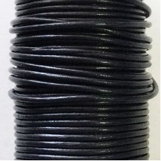 1mm Indian Leather Cord - Dark Violet - Per 5 metres