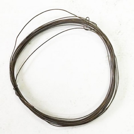 24ga Dead Soft Oxidised/Patinaed Pure Copper Wire - 10ft coil