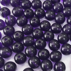 6mm Czech Round Beads - Tanzanite - Pack of 20