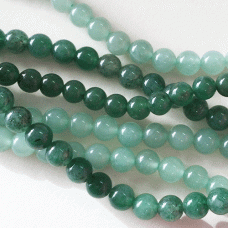 6mm Green Aventurine Round Beads