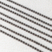 1.5mm x 70cm (27in) Gunmetal Plated Ball Chain Necklace w/clasp - Each