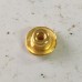 7mm TierraCast Classic Large Hole Bead Aligners with 4mm Peg - Gold Plate - Pack of 4