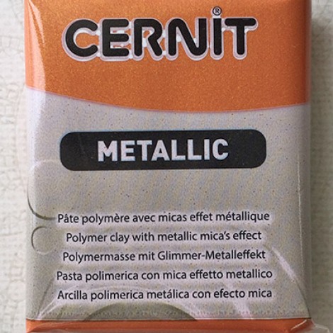 Cernit Polymer Clay - Metallic - Rust - 56gm