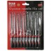 Beadsmith 10-pc Ergonomic Handle Needle File 2-Cut Set