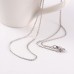 1.5mm 70cm 316 Stainless Steel Cable Necklace Chain with Clasp