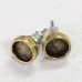 6mm Nunn Design Itsy Circle Earposts - Ant 22K Gold Plated