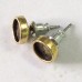 6mm Nunn Design Itsy Circle Earposts - Ant 22K Gold Plated