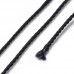 0.8mm 12-Ply Black Round Nylon Thread - 27yd (25m) Roll