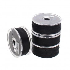 Beadsmith Nyline Flat Nylon Thread - Black Size Assortment - 00, 0, B + D