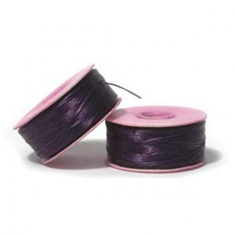 Nymo Nylon Beading Thread - Dk Purple - Size B or D