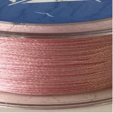 .3mm Polyester Imitation Silk Beading or Tassel Thread - Soft Pink - 25m spool