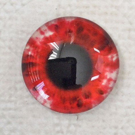 18mm Art Glass Backed Cabochons - Eye 1 - Each