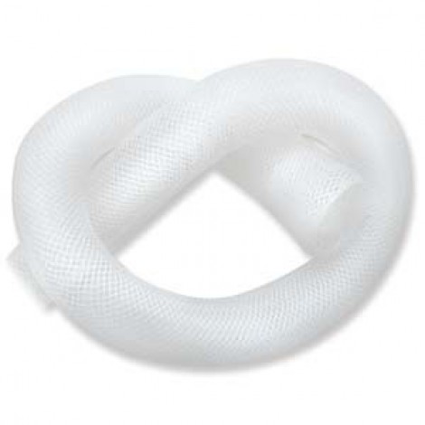 In-Mesh Tubular Nylon Cord - White - per metre