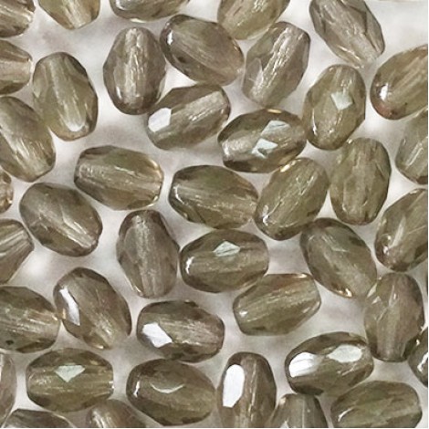 8x6mm Black Diamond Fire Polished Ovals - Pack of 20 8x6mm Black Diamond Fire Polished Ovals - Pack of 20